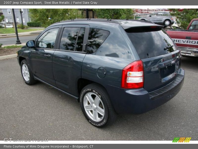 Steel Blue Metallic / Pastel Slate Gray 2007 Jeep Compass Sport