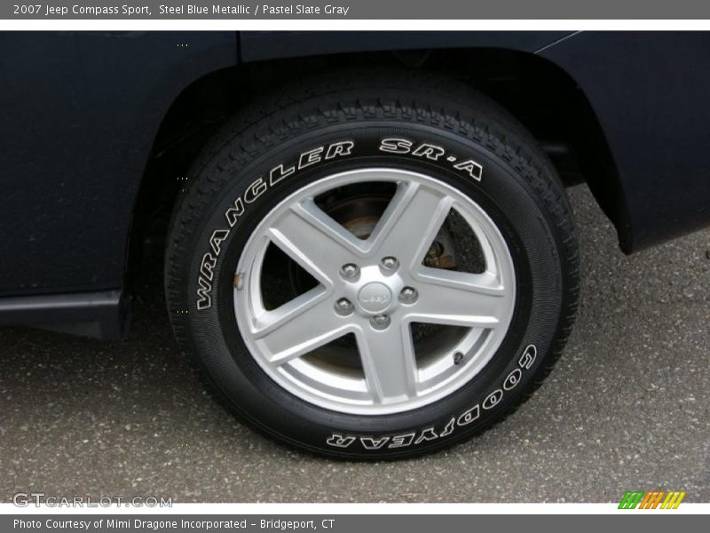 Steel Blue Metallic / Pastel Slate Gray 2007 Jeep Compass Sport