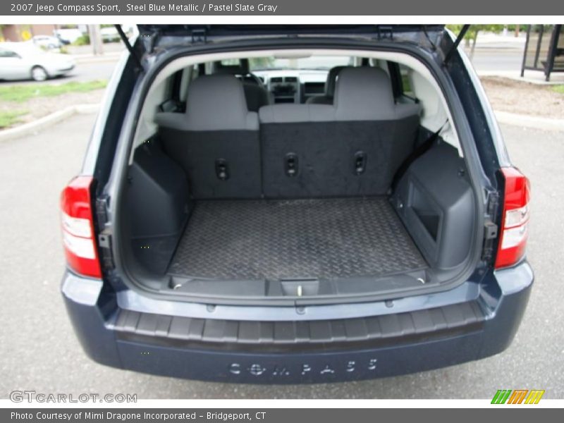 Steel Blue Metallic / Pastel Slate Gray 2007 Jeep Compass Sport