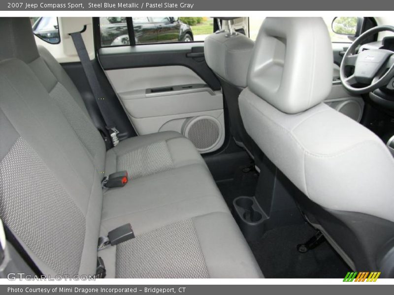 Steel Blue Metallic / Pastel Slate Gray 2007 Jeep Compass Sport