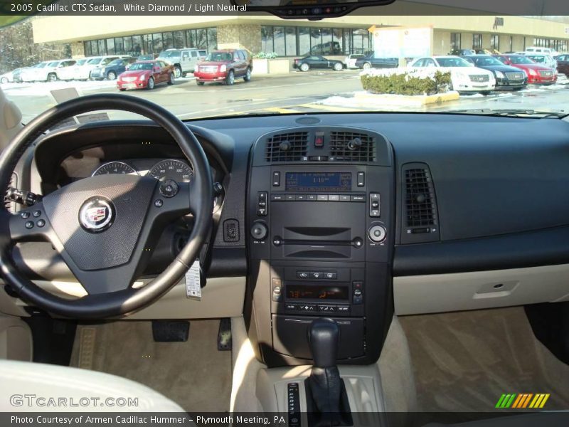 White Diamond / Light Neutral 2005 Cadillac CTS Sedan