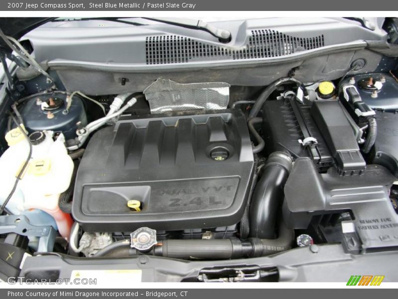 Steel Blue Metallic / Pastel Slate Gray 2007 Jeep Compass Sport