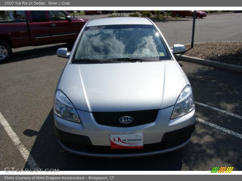Silver / Gray 2007 Kia Rio LX Sedan
