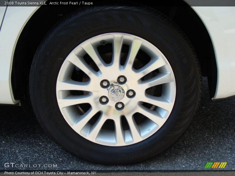 Arctic Frost Pearl / Taupe 2008 Toyota Sienna XLE