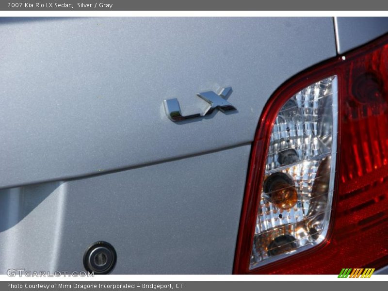 Silver / Gray 2007 Kia Rio LX Sedan