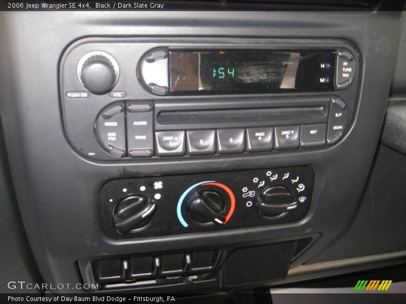 Black / Dark Slate Gray 2006 Jeep Wrangler SE 4x4