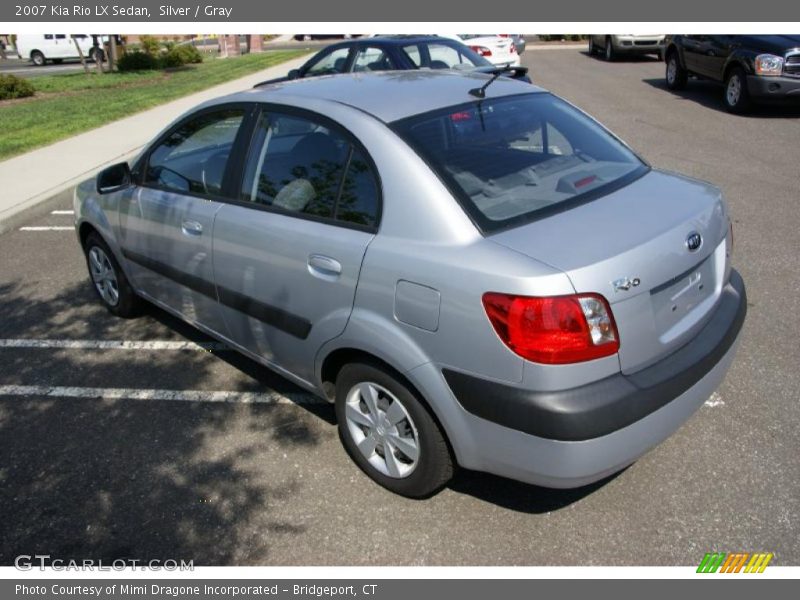 Silver / Gray 2007 Kia Rio LX Sedan