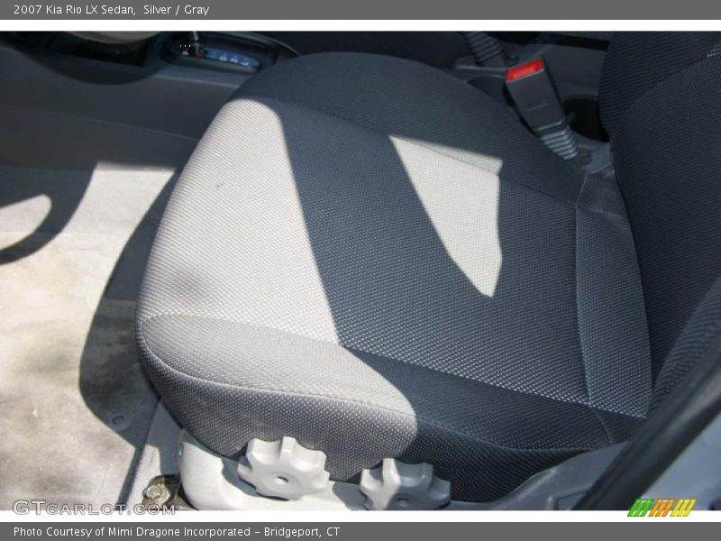 Silver / Gray 2007 Kia Rio LX Sedan