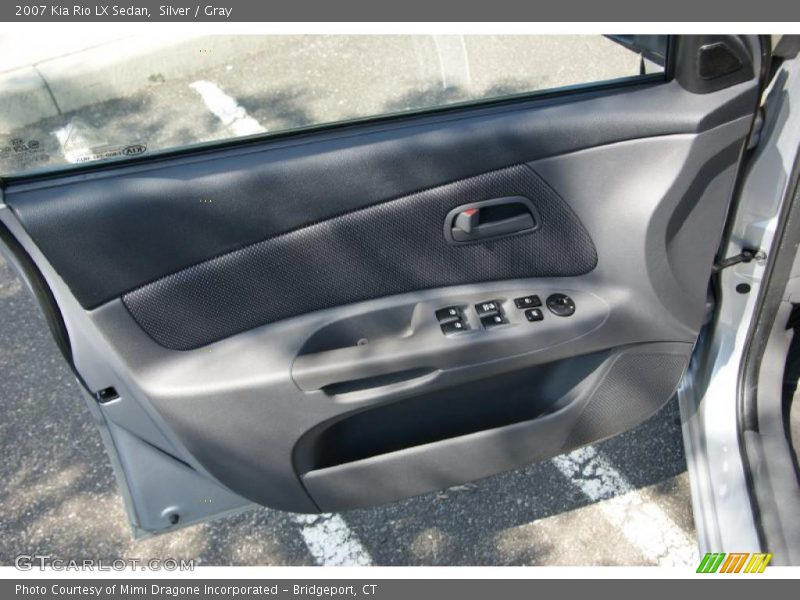 Silver / Gray 2007 Kia Rio LX Sedan