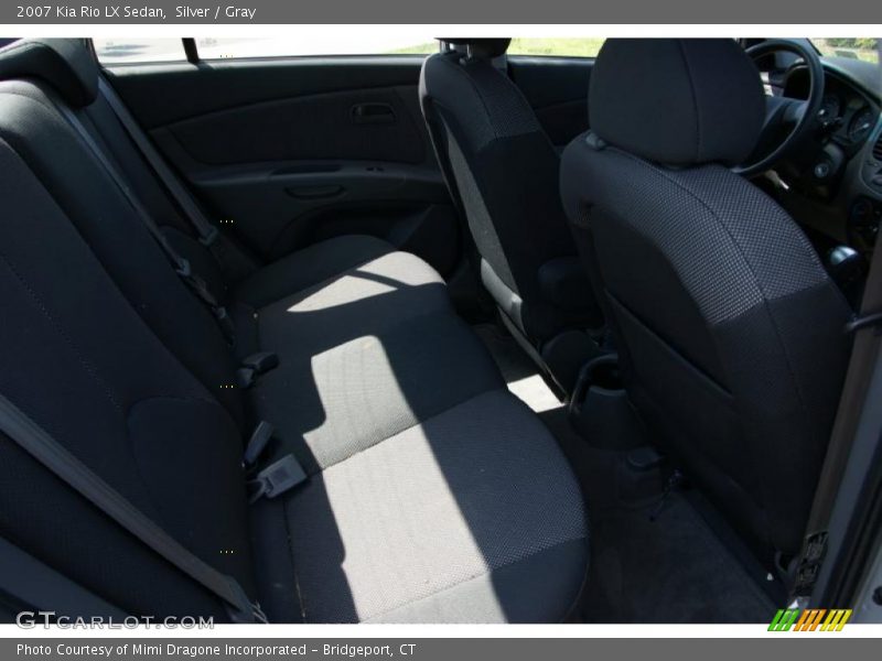 Silver / Gray 2007 Kia Rio LX Sedan