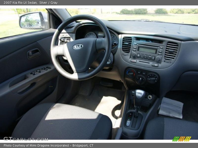 Silver / Gray 2007 Kia Rio LX Sedan