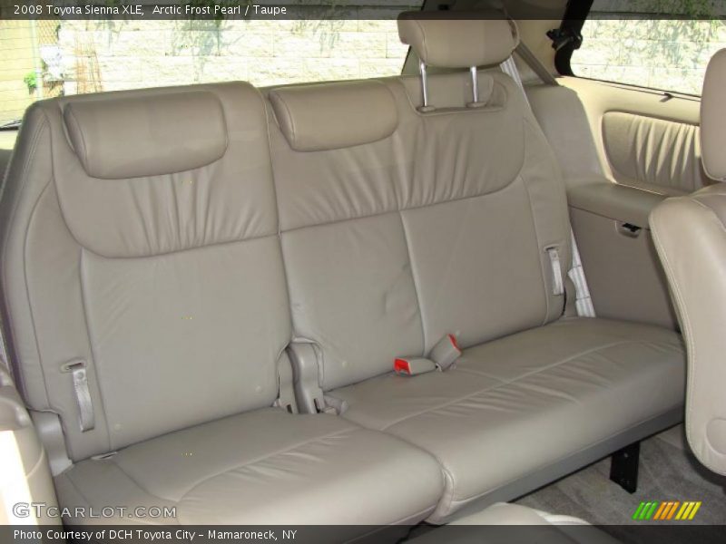 Arctic Frost Pearl / Taupe 2008 Toyota Sienna XLE