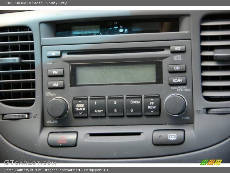 Silver / Gray 2007 Kia Rio LX Sedan