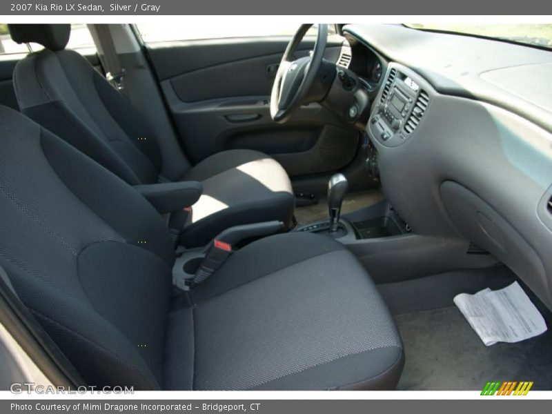 Silver / Gray 2007 Kia Rio LX Sedan