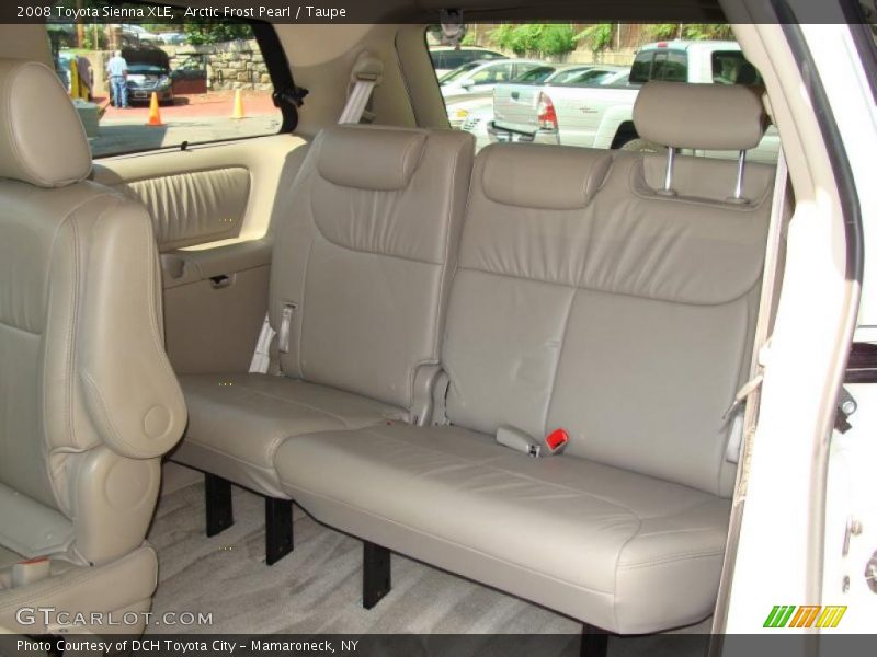 Arctic Frost Pearl / Taupe 2008 Toyota Sienna XLE