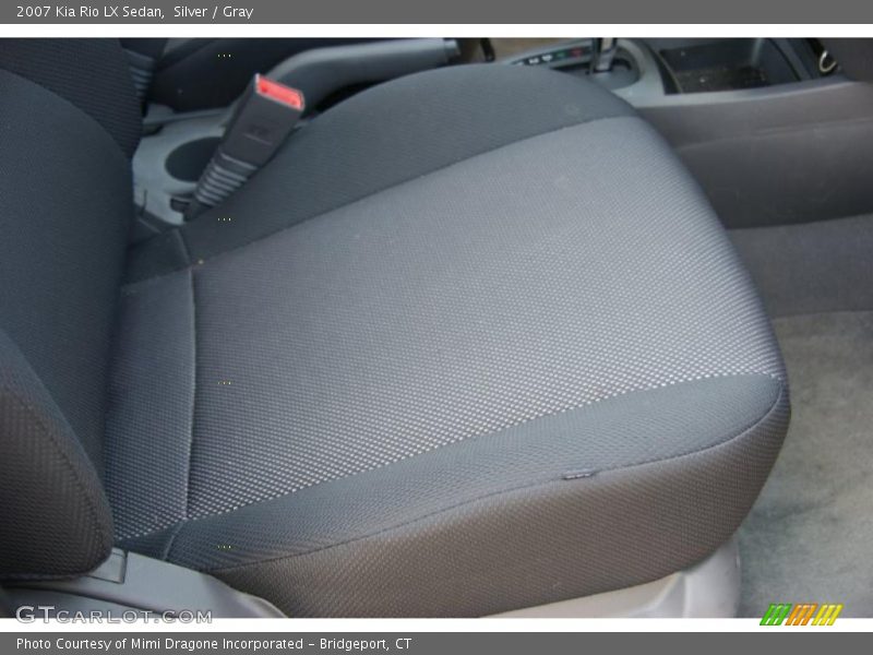 Silver / Gray 2007 Kia Rio LX Sedan