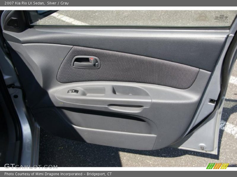 Silver / Gray 2007 Kia Rio LX Sedan
