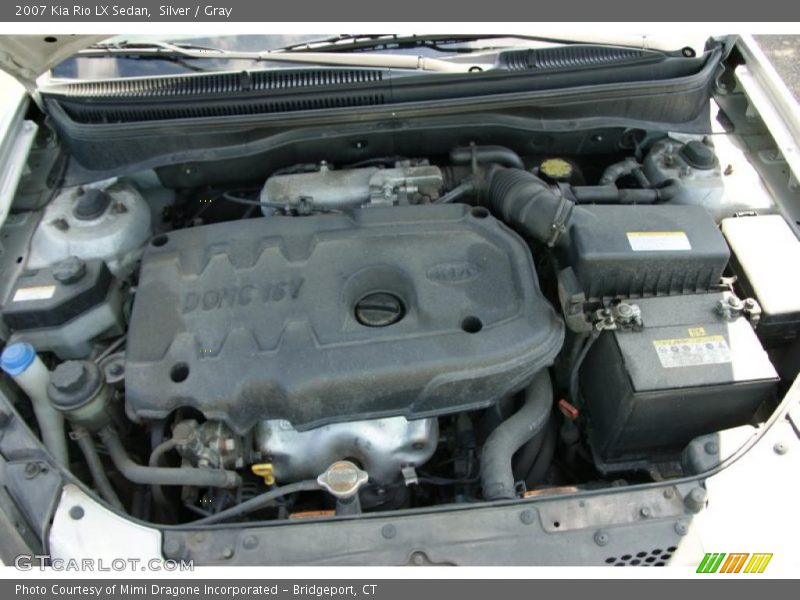 Silver / Gray 2007 Kia Rio LX Sedan