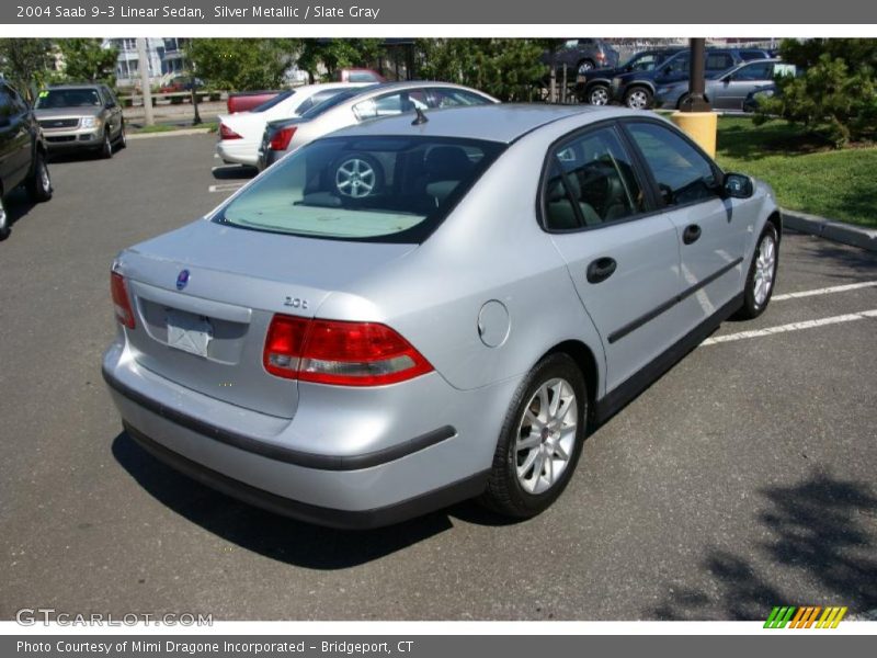 Silver Metallic / Slate Gray 2004 Saab 9-3 Linear Sedan