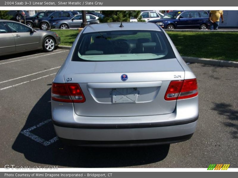 Silver Metallic / Slate Gray 2004 Saab 9-3 Linear Sedan