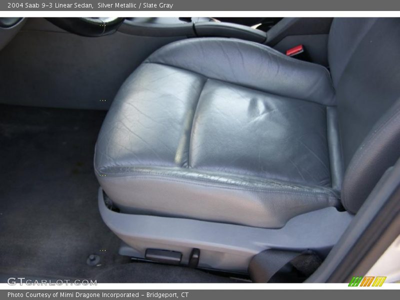 Silver Metallic / Slate Gray 2004 Saab 9-3 Linear Sedan