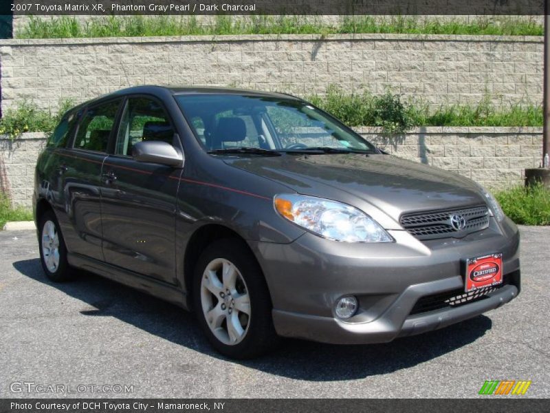 Phantom Gray Pearl / Dark Charcoal 2007 Toyota Matrix XR