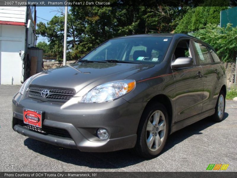 Phantom Gray Pearl / Dark Charcoal 2007 Toyota Matrix XR