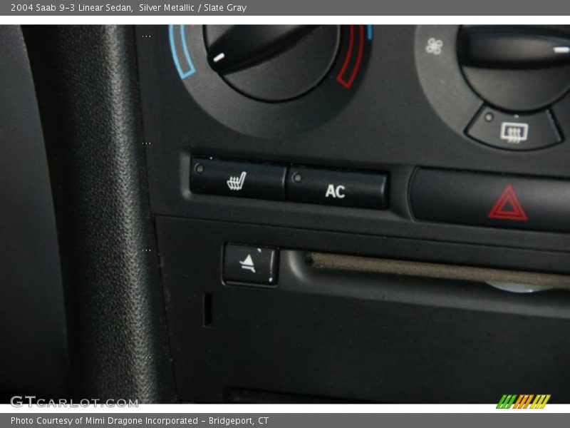 Silver Metallic / Slate Gray 2004 Saab 9-3 Linear Sedan