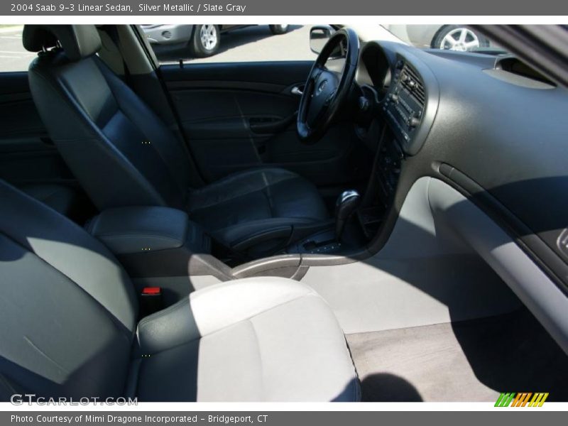 Silver Metallic / Slate Gray 2004 Saab 9-3 Linear Sedan