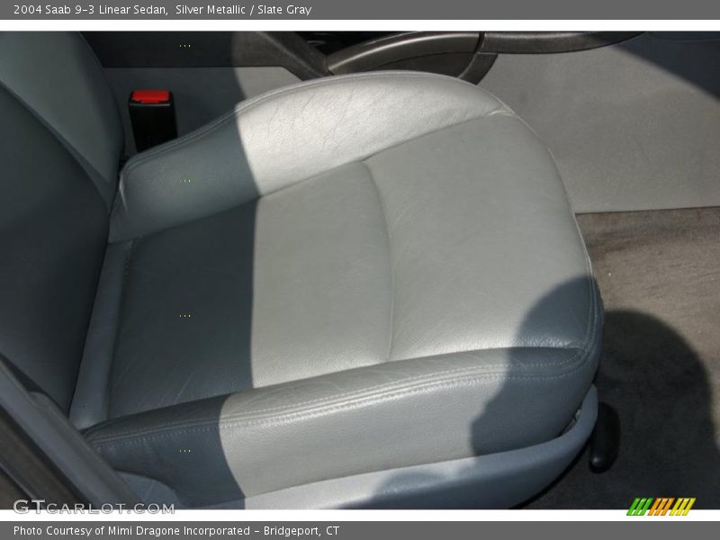 Silver Metallic / Slate Gray 2004 Saab 9-3 Linear Sedan