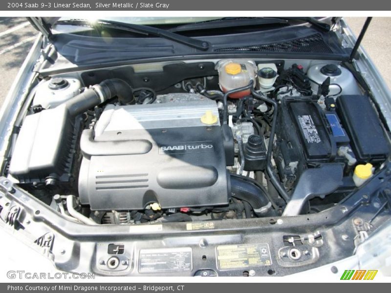 Silver Metallic / Slate Gray 2004 Saab 9-3 Linear Sedan