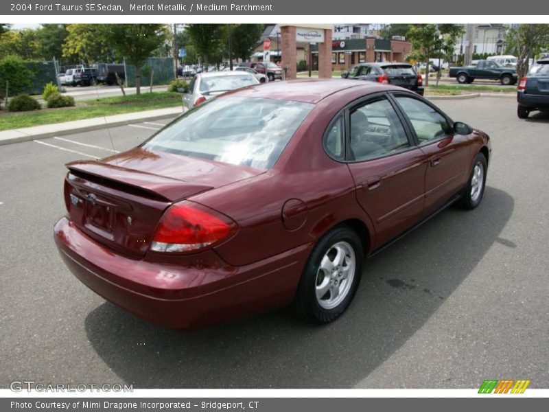Merlot Metallic / Medium Parchment 2004 Ford Taurus SE Sedan