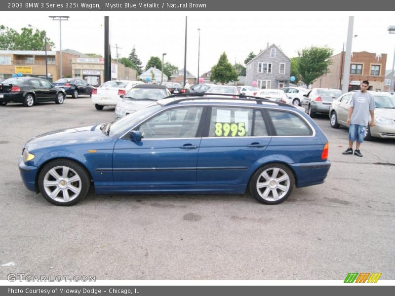 Mystic Blue Metallic / Natural Brown 2003 BMW 3 Series 325i Wagon