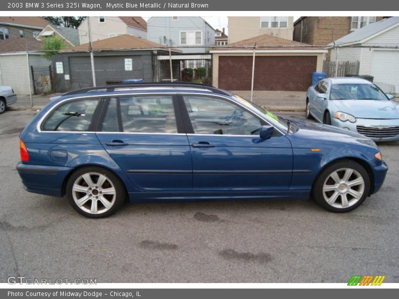 Mystic Blue Metallic / Natural Brown 2003 BMW 3 Series 325i Wagon