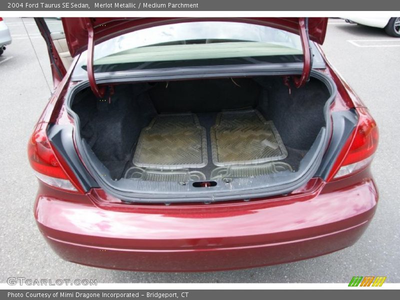 Merlot Metallic / Medium Parchment 2004 Ford Taurus SE Sedan