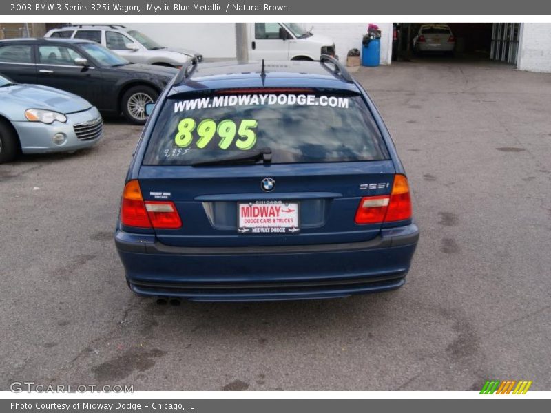 Mystic Blue Metallic / Natural Brown 2003 BMW 3 Series 325i Wagon