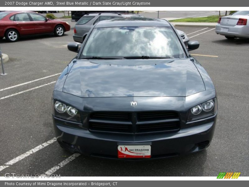 Steel Blue Metallic / Dark Slate Gray/Light Graystone 2007 Dodge Charger AWD