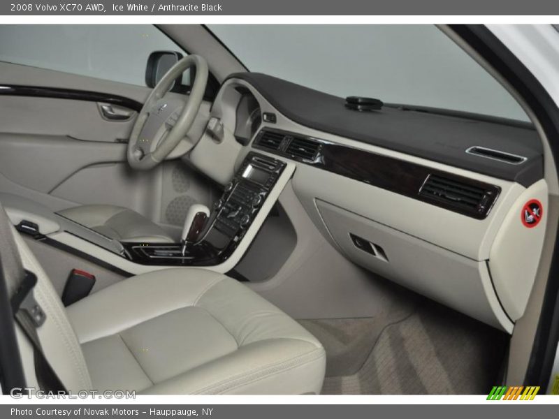 Ice White / Anthracite Black 2008 Volvo XC70 AWD