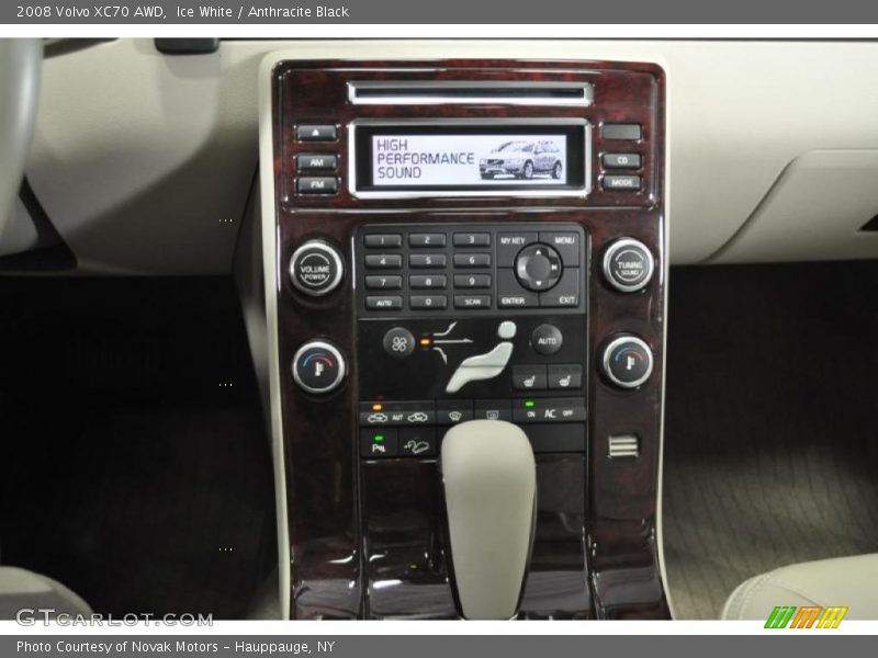 Ice White / Anthracite Black 2008 Volvo XC70 AWD