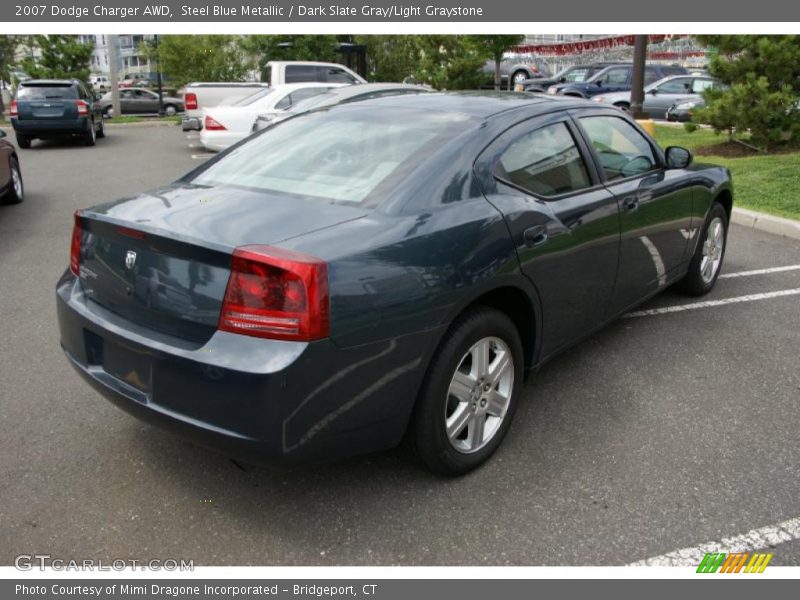 Steel Blue Metallic / Dark Slate Gray/Light Graystone 2007 Dodge Charger AWD