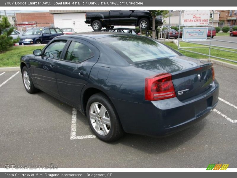 Steel Blue Metallic / Dark Slate Gray/Light Graystone 2007 Dodge Charger AWD