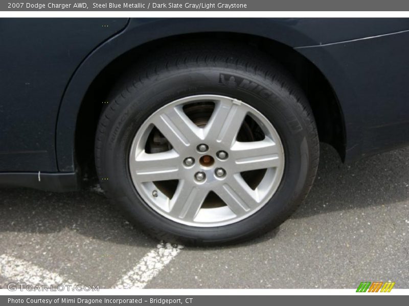 Steel Blue Metallic / Dark Slate Gray/Light Graystone 2007 Dodge Charger AWD