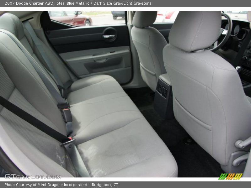 Steel Blue Metallic / Dark Slate Gray/Light Graystone 2007 Dodge Charger AWD