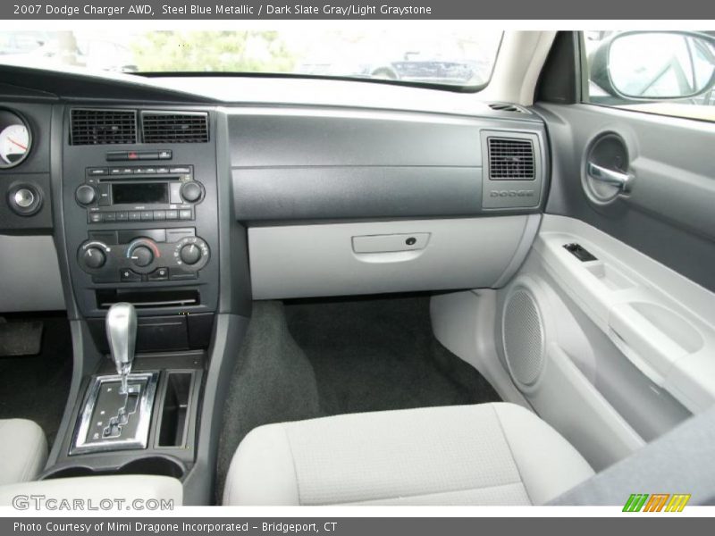 Steel Blue Metallic / Dark Slate Gray/Light Graystone 2007 Dodge Charger AWD