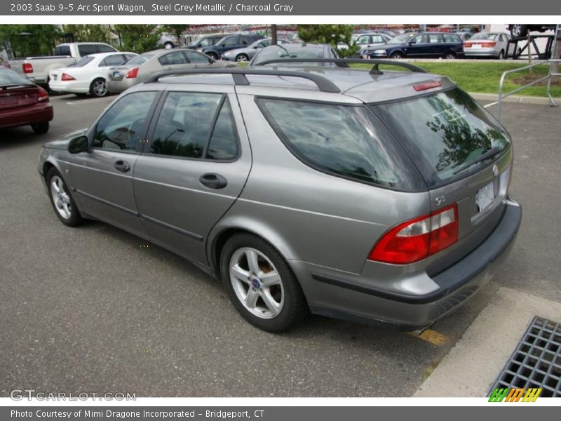 Steel Grey Metallic / Charcoal Gray 2003 Saab 9-5 Arc Sport Wagon