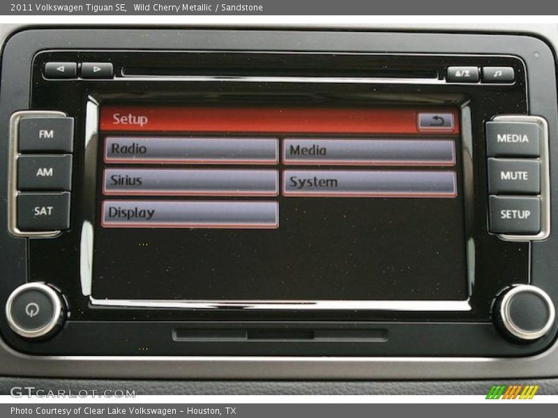 Wild Cherry Metallic / Sandstone 2011 Volkswagen Tiguan SE