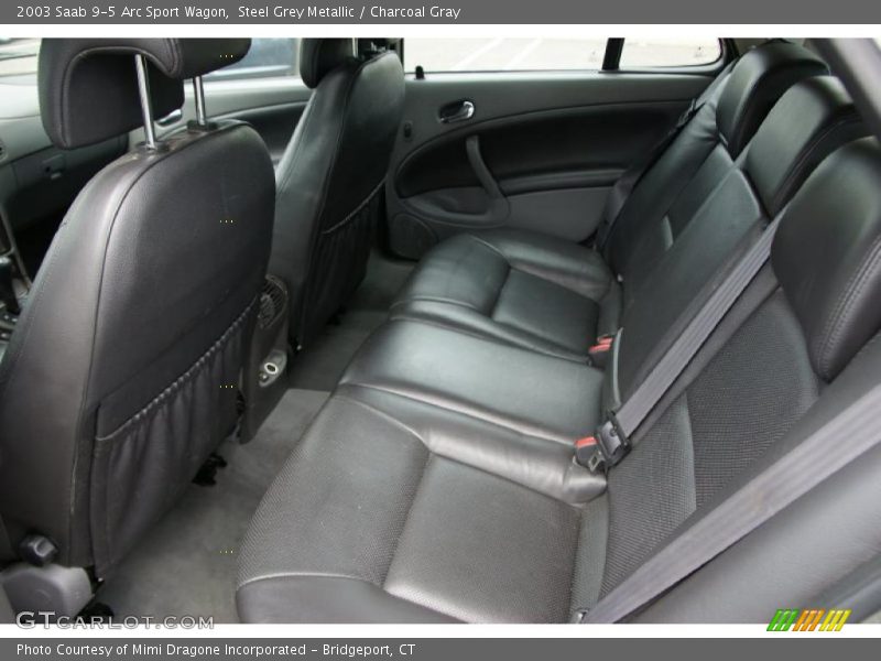Steel Grey Metallic / Charcoal Gray 2003 Saab 9-5 Arc Sport Wagon