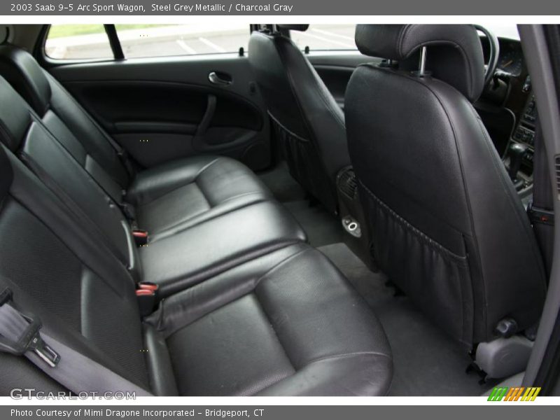 Steel Grey Metallic / Charcoal Gray 2003 Saab 9-5 Arc Sport Wagon