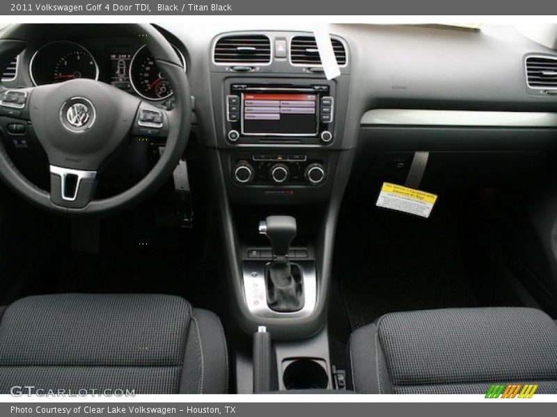 Black / Titan Black 2011 Volkswagen Golf 4 Door TDI