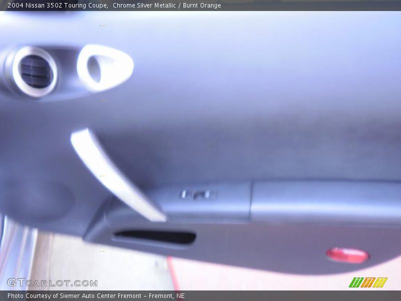Chrome Silver Metallic / Burnt Orange 2004 Nissan 350Z Touring Coupe